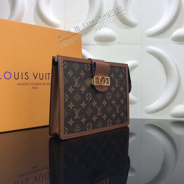LV包 lv新款手包 M69184 PochetteDauphine手袋 LV老花手拿包  ydh3417